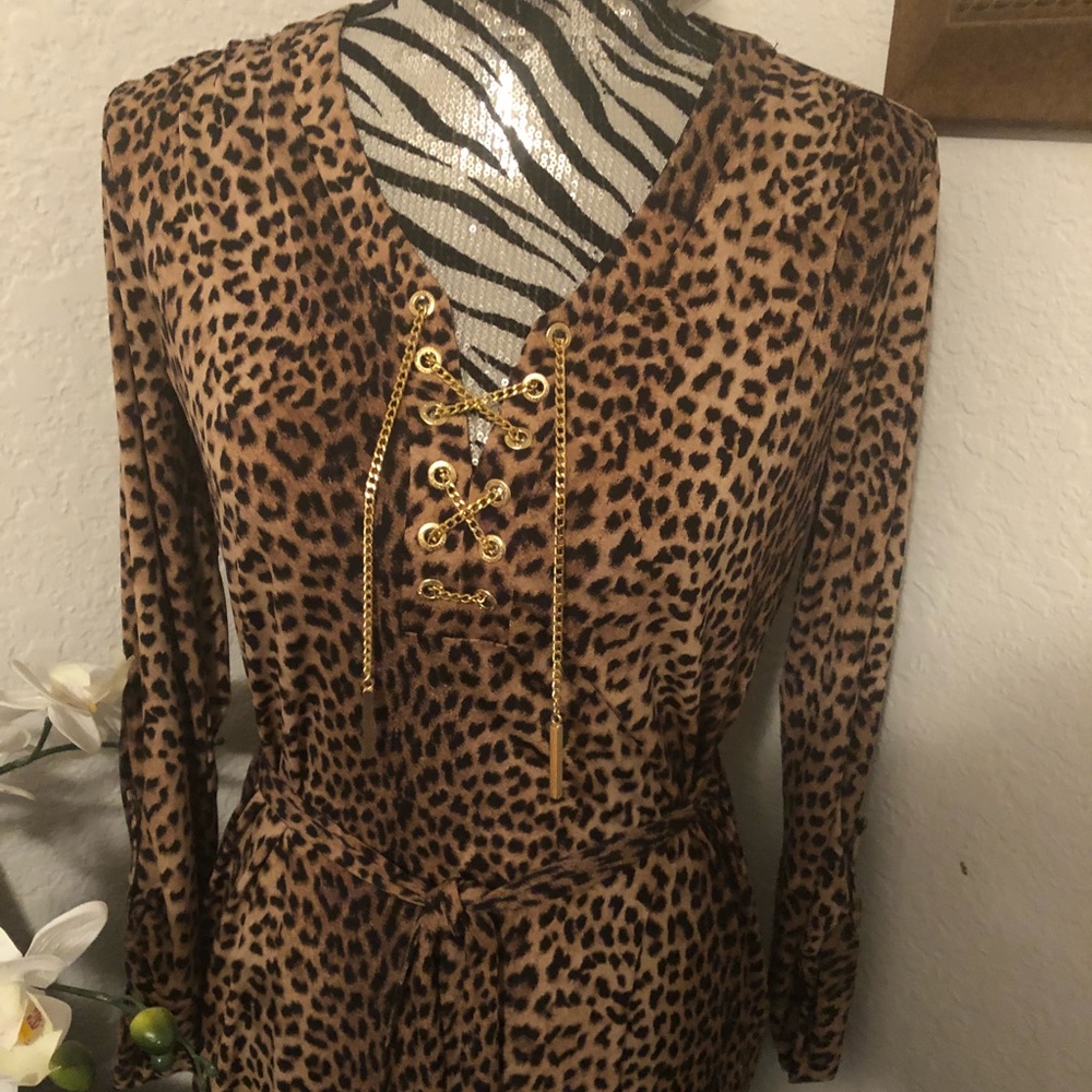 Michael kors animal print dress.